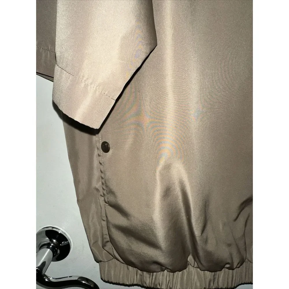 Footjoy Dryjoys Mens Tan 3/4 Sleeve Wind Jacket Size M - Picture 4 of 6